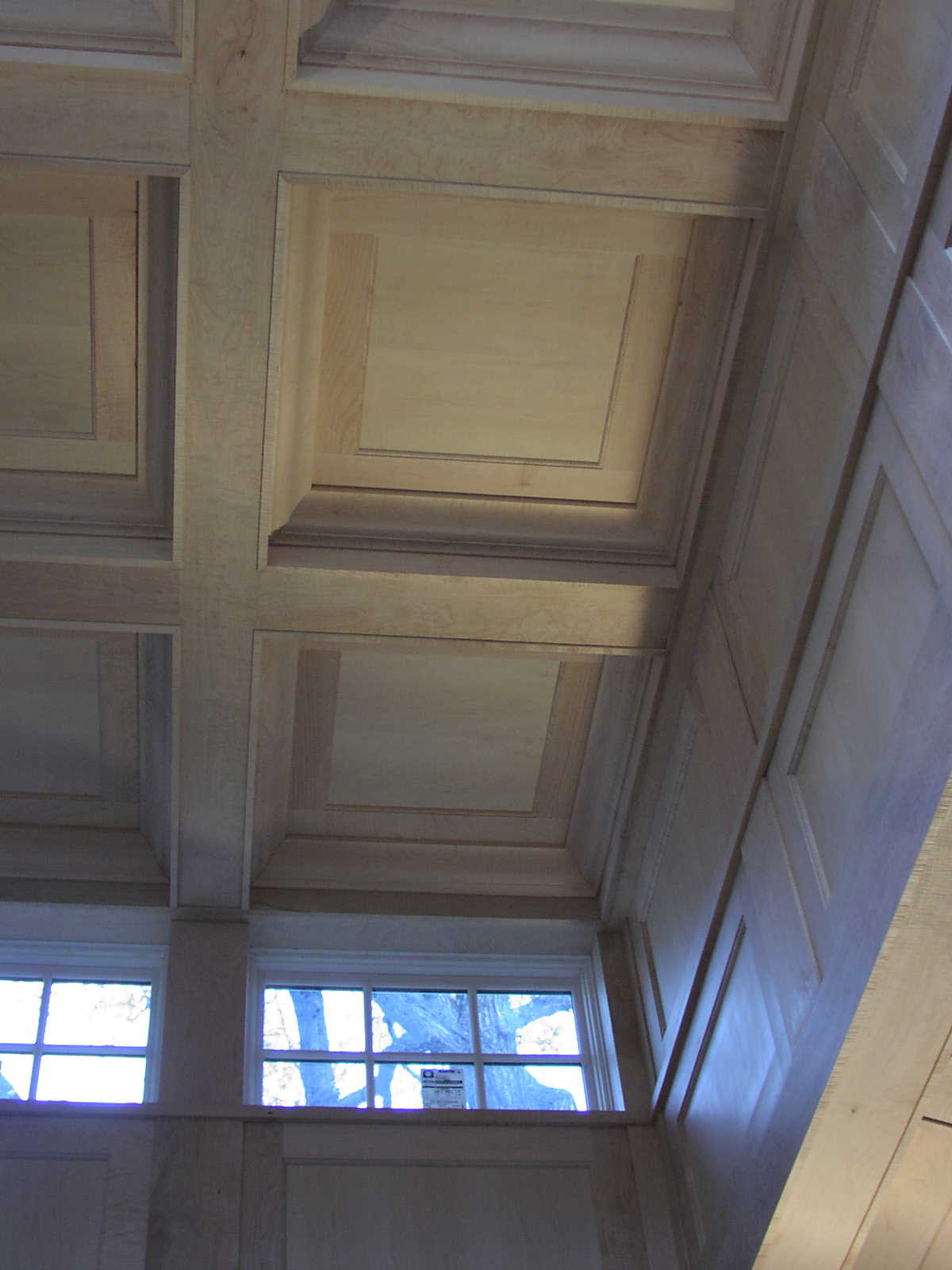 Unfinished maple, ready for staining.